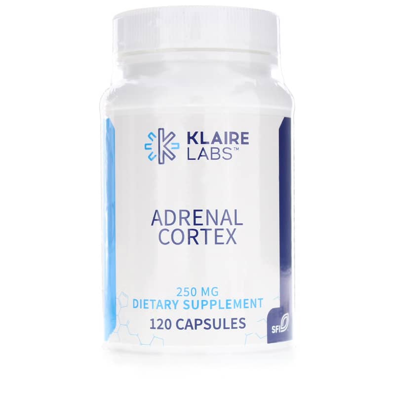 Klaire Labs Adrenal Cortex 250 Mg 120 Capsules