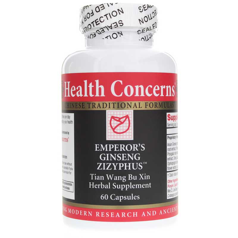 Health Concerns Emperors Ginseng Zizyphus 60 Capsules