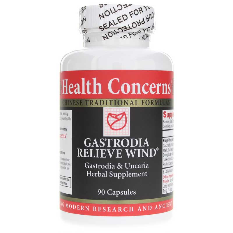 Health Concerns Gastrodia Relieve Wind Gastrodia & Uncaria 90 Capsules