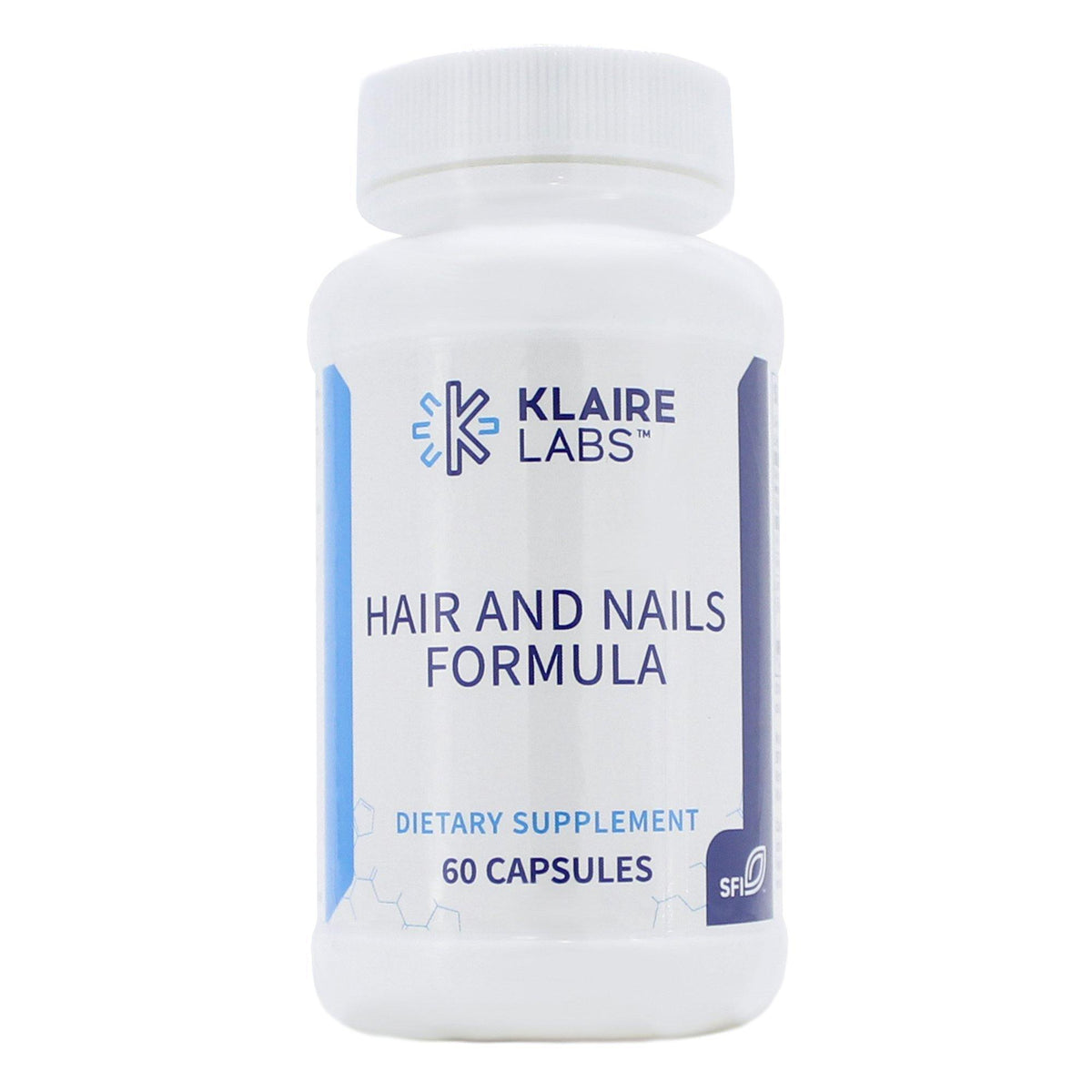 Klaire Labs Hair And Nails Formula 60 Capsules - VitaHeals.com