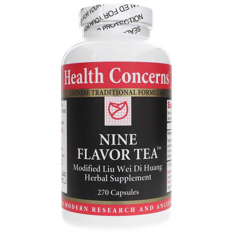 Health Concerns Nine Flavor Tea, Health Concerns 270 Capsules