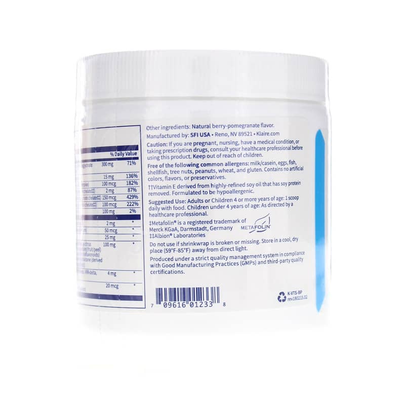 Klaire Labs Vitaspectrum Multiple Iron & Copper Free 5.8 Oz