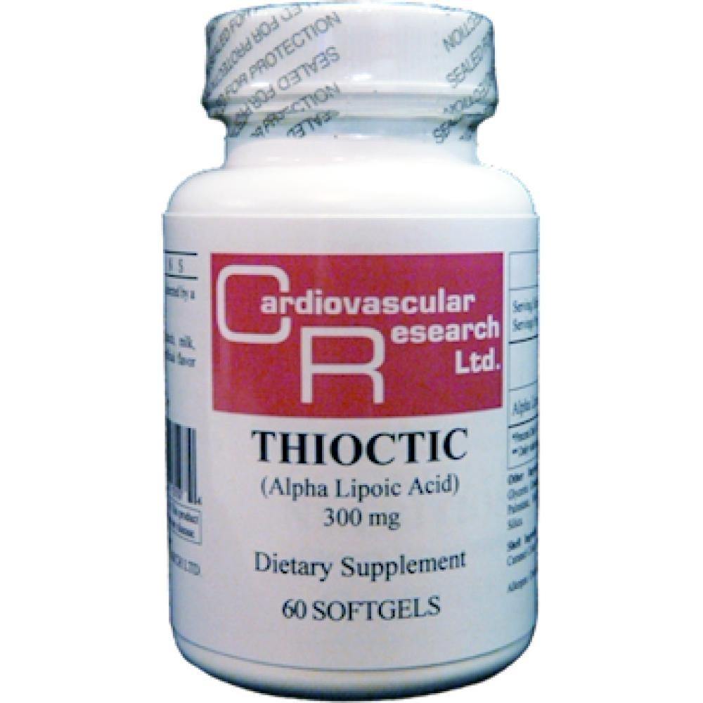 Ecological Formulas Thioctic Alpha Lipoic  300mg 60 softgels - VitaHeals.com