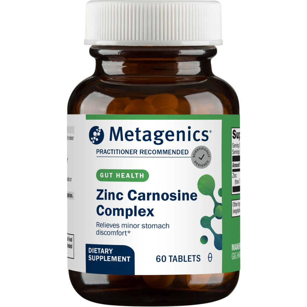 Metagenics Zinlori 75 Zinc-Carnosine Complex 60 Tablets
