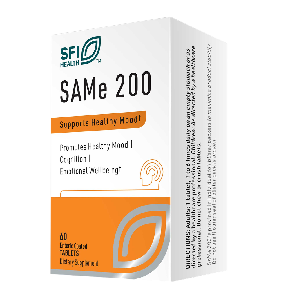 Klaire Labs SAMe 200 60 tablets