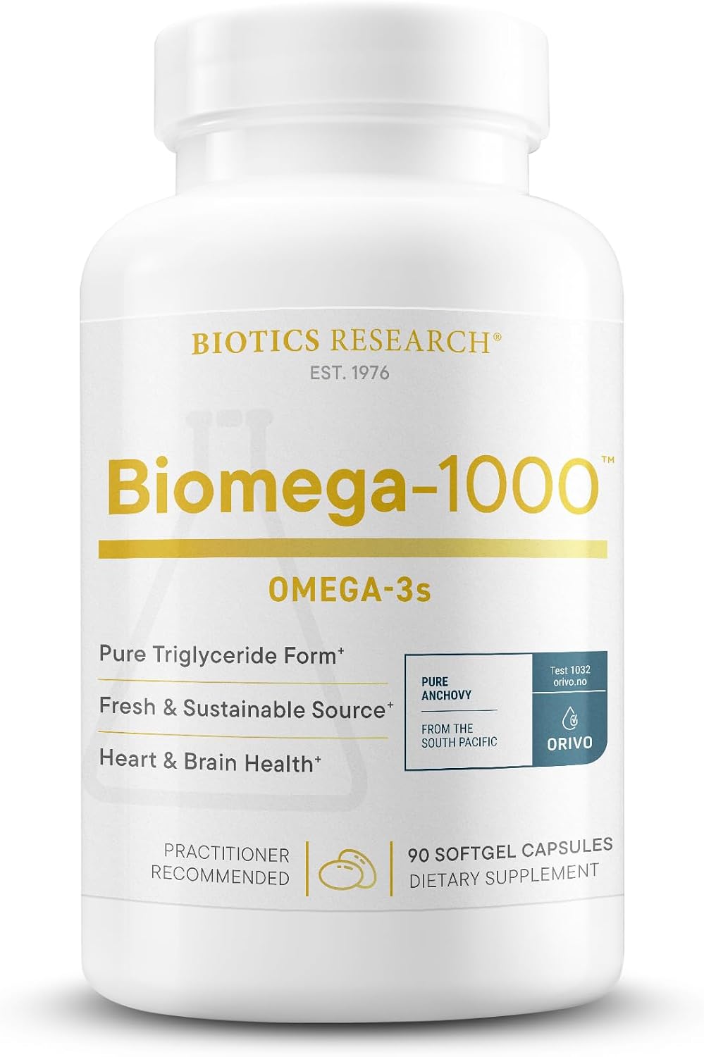 Biotics Research Biomega-1000 90 Capsules