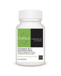 Davinci Labs - Vitamin K2 + Resveratrol 60 - VitaHeals.com