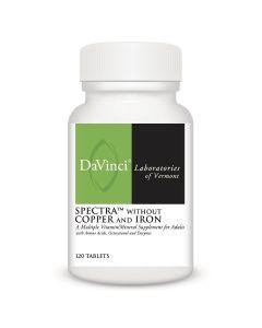 Davinci Labs - Spectra Without Copper And Iron 120 - VitaHeals.com