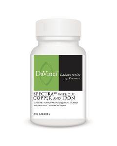 Davinci Labs - Spectra Without Copper And Iron 240 - VitaHeals.com