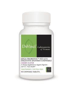 Davinci Labs - Mega Probiotic Nd With Digestive Enzymes Chewable Cherry Flavor 90 - VitaHeals.com