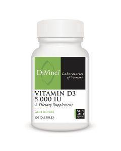 Davinci Labs - Vitamin D3 5000Iu 120 - VitaHeals.com