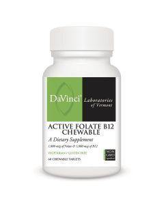 Davinci Labs - Active Folate B12 Chewable 60 - VitaHeals.com