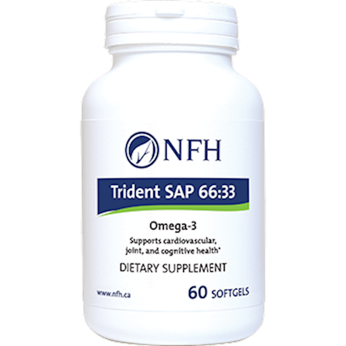 NFH-Nutritional Fundamentals for Health Trident SAP 66:33 120 gels - VitaHeals.com