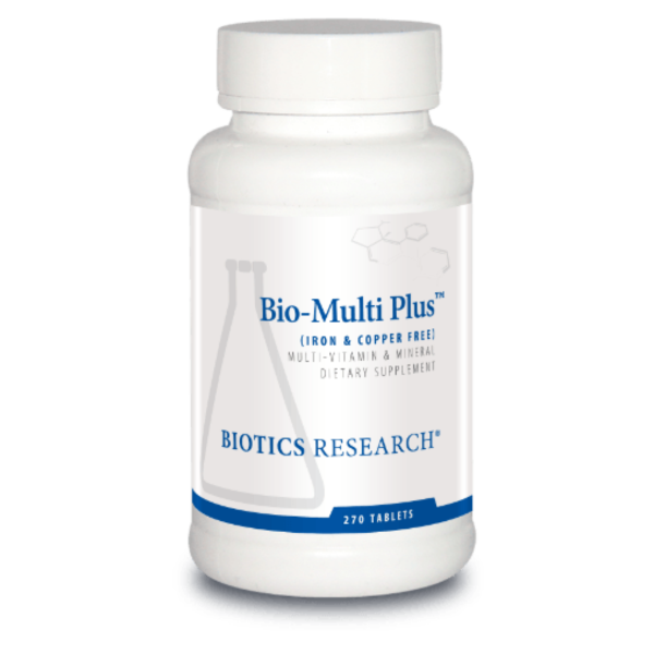 Biotics Research Bio-Multi Plus FE/CU (Iron & Copper) Free 270 Tablets 2 Pack