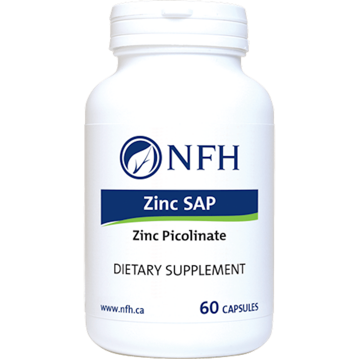 NFH-Nutritional Fundamentals for Health Zinc SAP 60 caps 2 Pack - VitaHeals.com