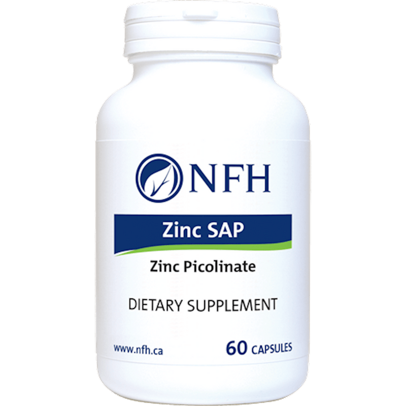 NFH-Nutritional Fundamentals for Health Zinc SAP 60 caps - VitaHeals.com