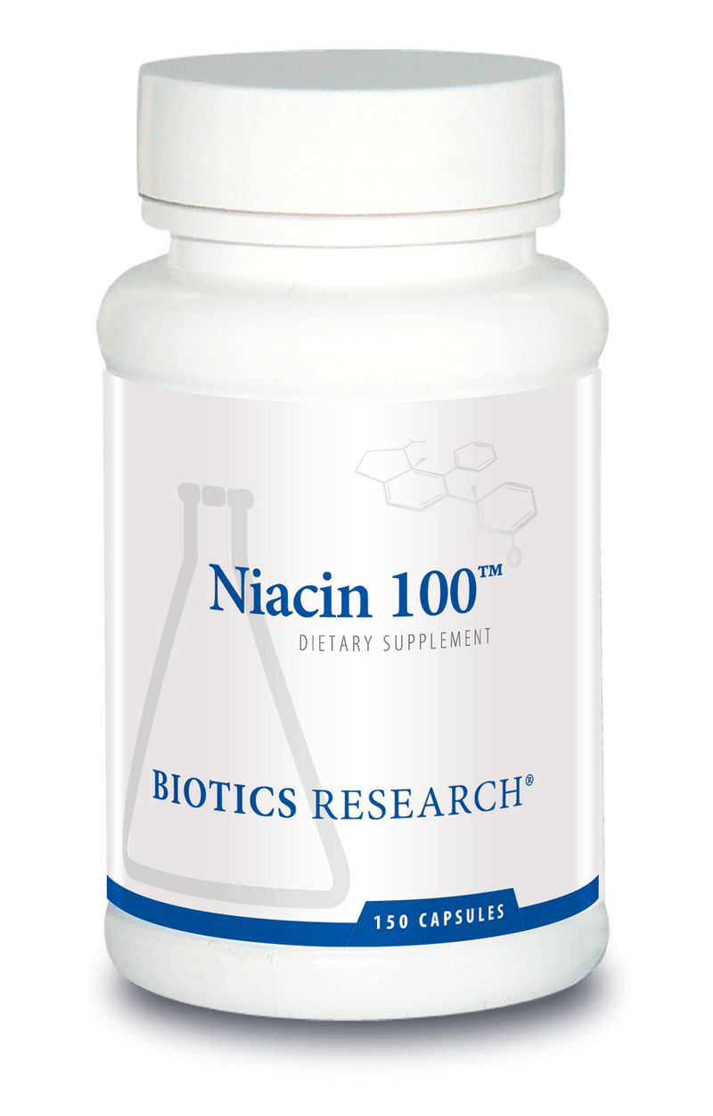 Biotics Research Niacin 100 150 Capsules - VitaHeals.com