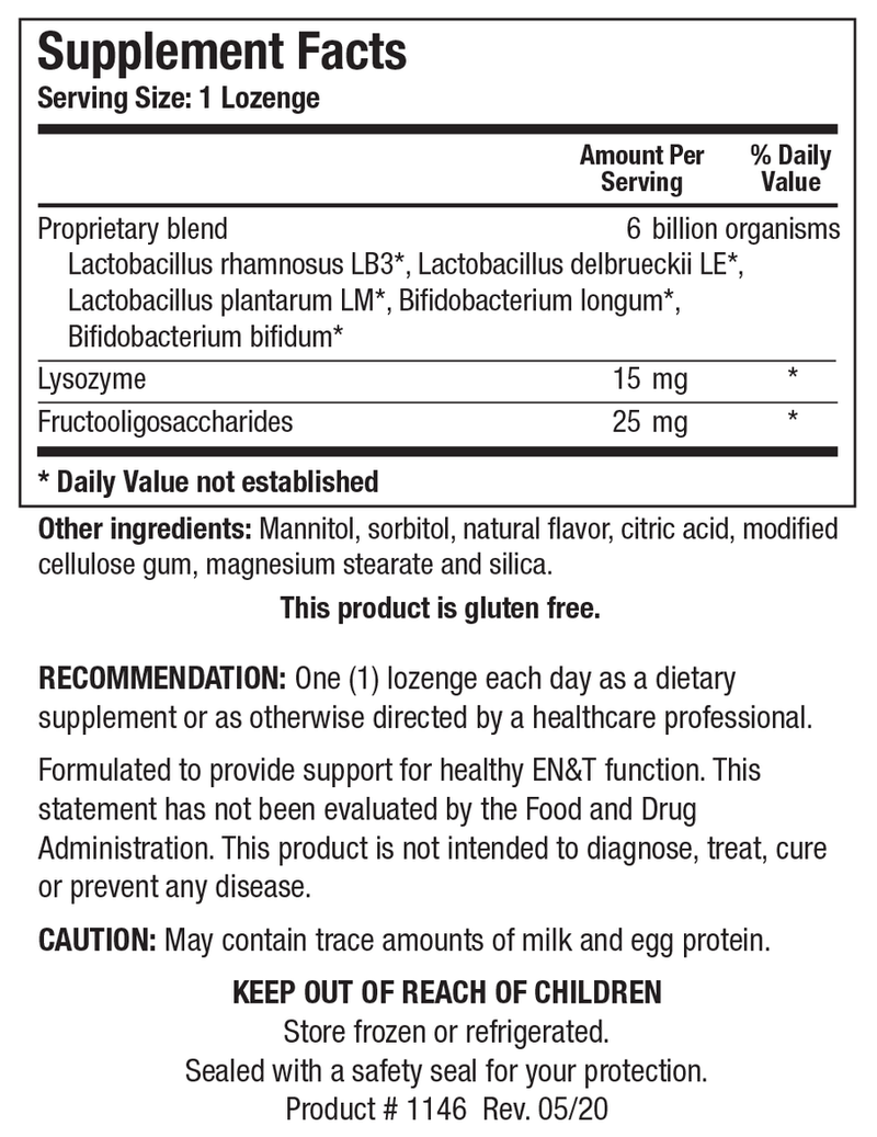 Biotics Research Adult ENT-Pro 30 Tablets - VitaHeals.com