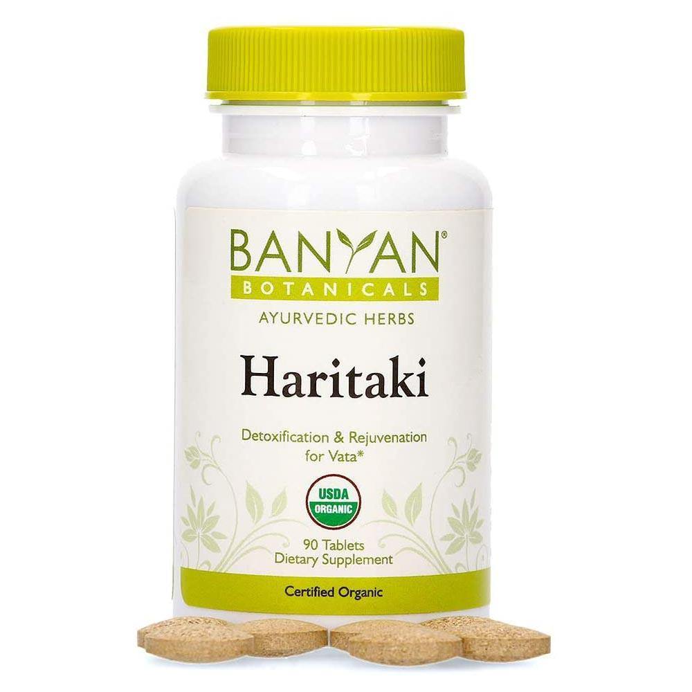 Banyan Botanicals Haritaki 1000 Mg 90 Tabs 2 Pack - VitaHeals.com