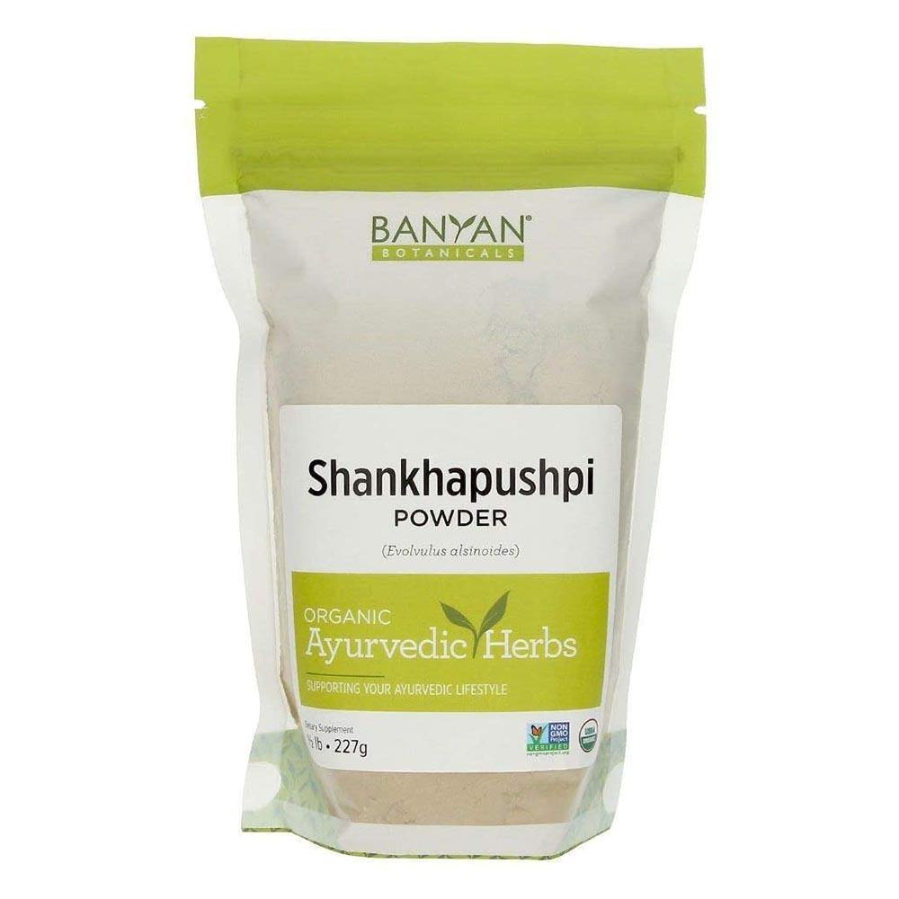 Banyan Botanicals Shankhapushpi Powder 0.5 Lb 2 Pack - VitaHeals.com