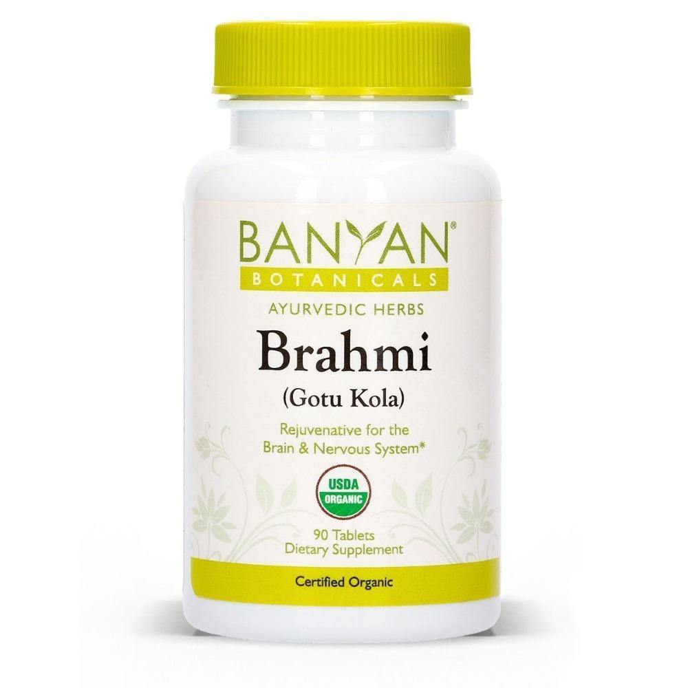 Banyan Botanicals Brahmi/Gotu Kola 90 Tablets 2 Pack - VitaHeals.com