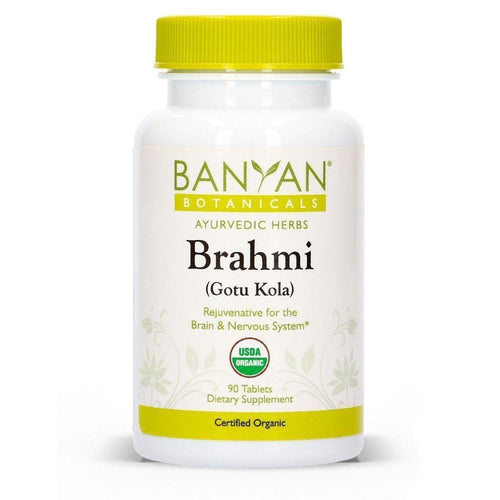 Banyan Botanicals Brahmi/Gotu Kola 90 Tablets 2 Pack - VitaHeals.com