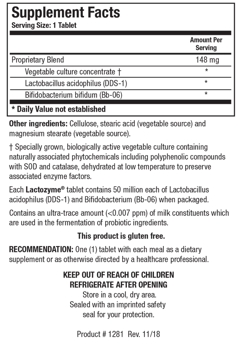 Biotics Research Lactozyme 180 Tablets 2 Pack - VitaHeals.com