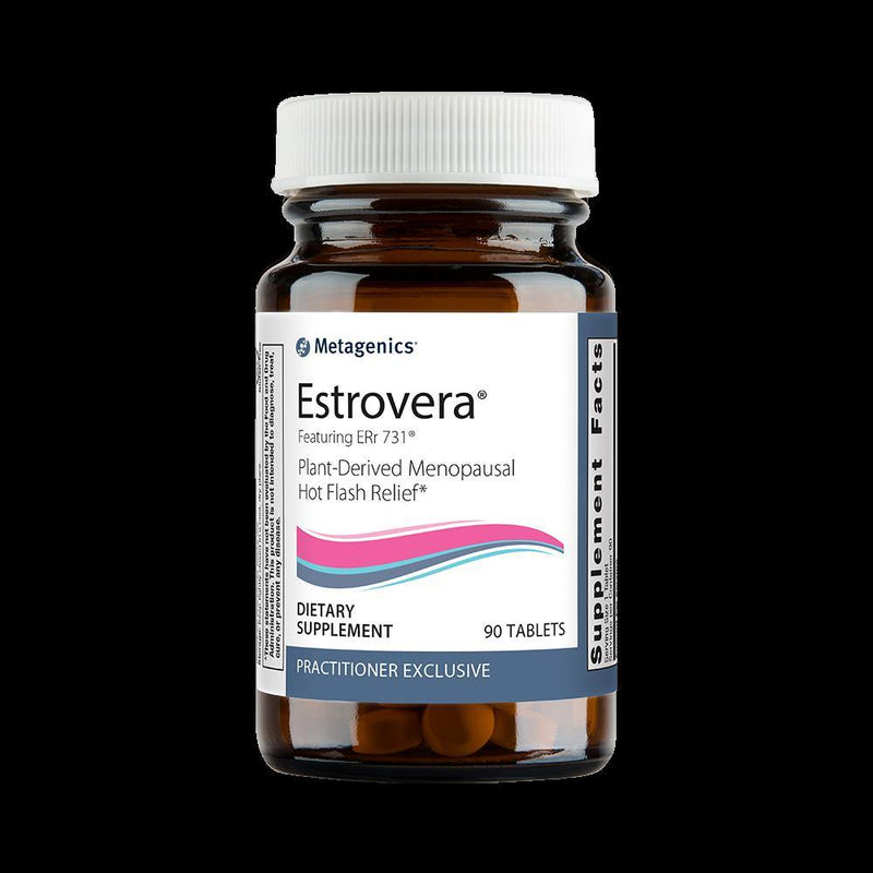Metagenics Estrovera Plant-Derived Menopausal Hot Flash Relief 90 Tablets - VitaHeals.com