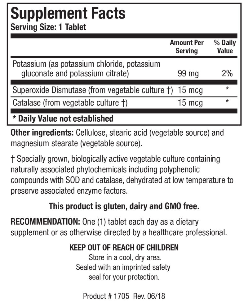 Biotics Research K-Zyme 100 Tablets  2 Pack - VitaHeals.com