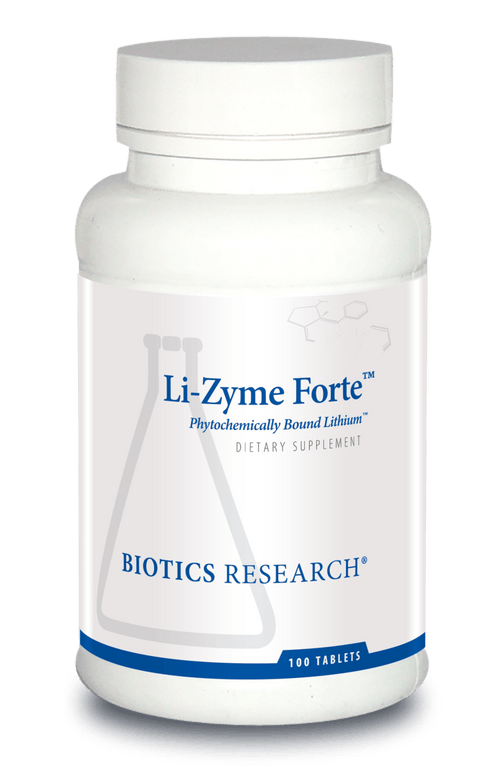 Biotics Research Li-Zyme Forte 100 Tablets - VitaHeals.com