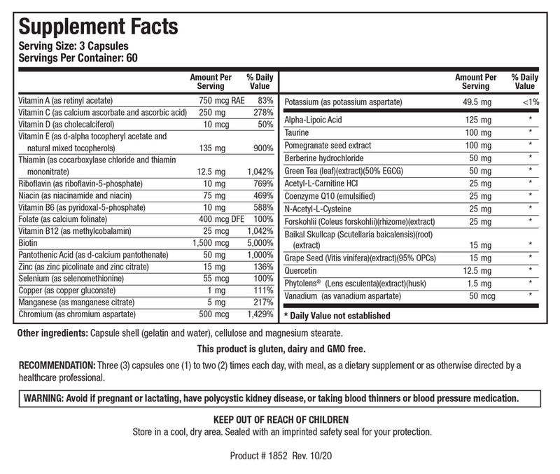 Biotics Research GlucoResolve 180 Caps - VitaHeals.com