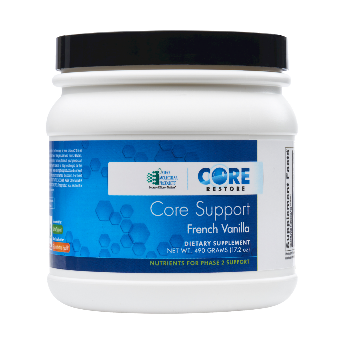 Ortho Molecular Core Support Vanilla 14 Servings - VitaHeals.com