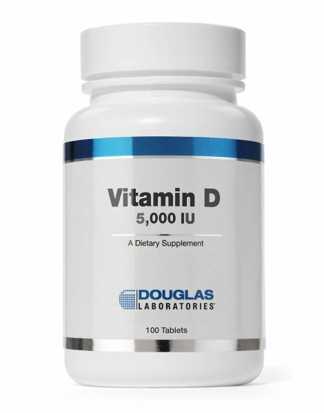 Douglas Labs Vitamin D 125 Mcg (5,000 Iu) 100 Tabs