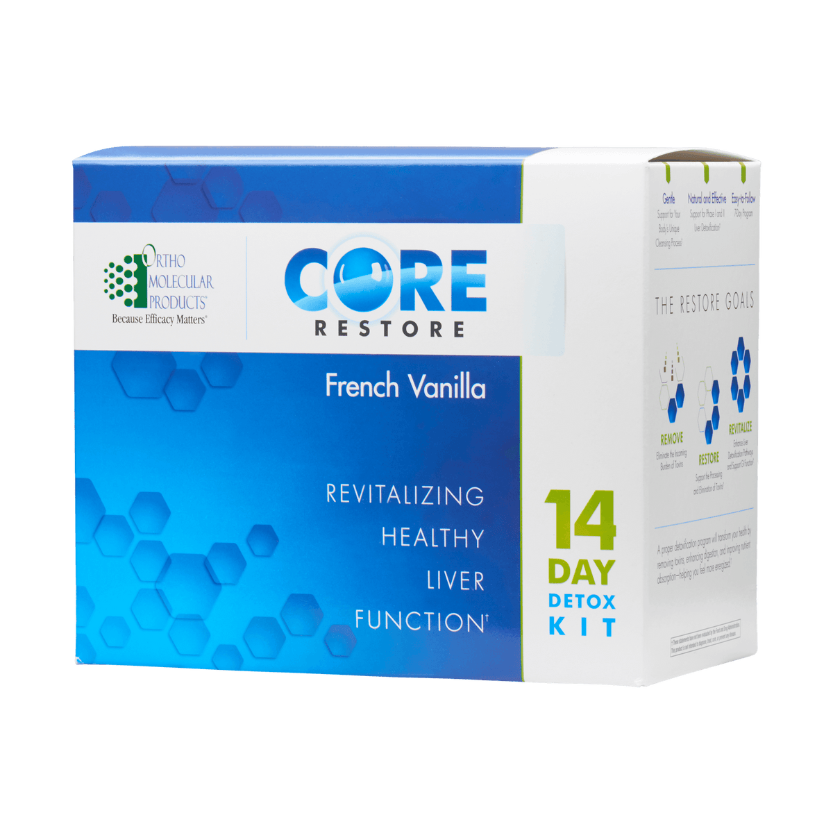 Ortho Molecular Core Restore Vanilla 14 Day 1 Kit 2 Pack - VitaHeals.com