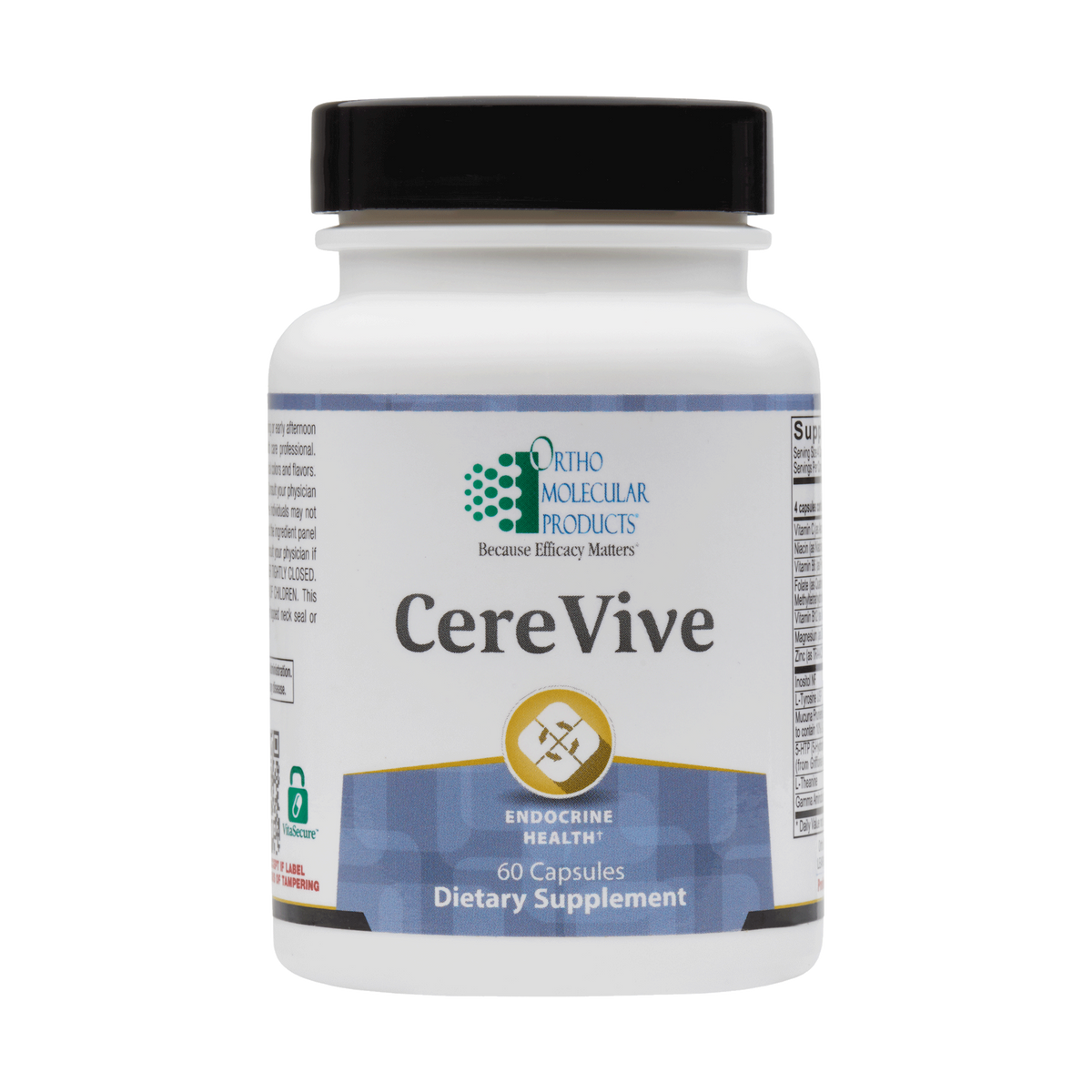 Ortho Molecular Cerevive 120 Caps - VitaHeals.com