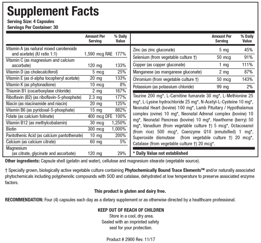 Bio-Cardiozyme Forte 360 Capsules Biotics Research - VitaHeals.com