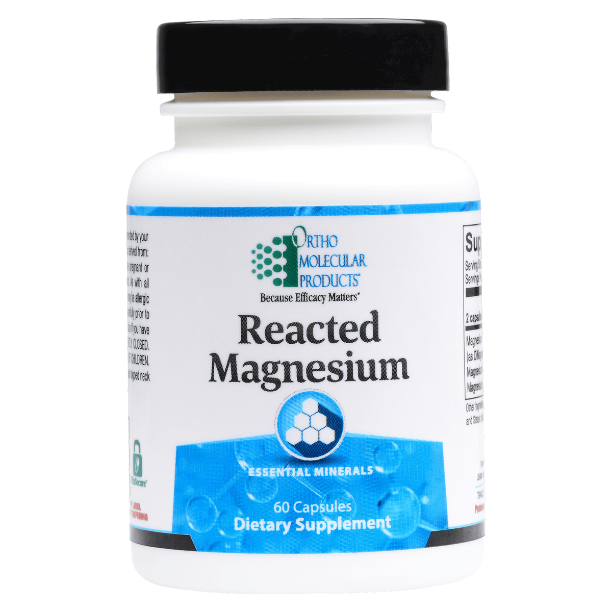 Ortho Molecular Reacted Magnesium 120 Caps 2 Pack - VitaHeals.com