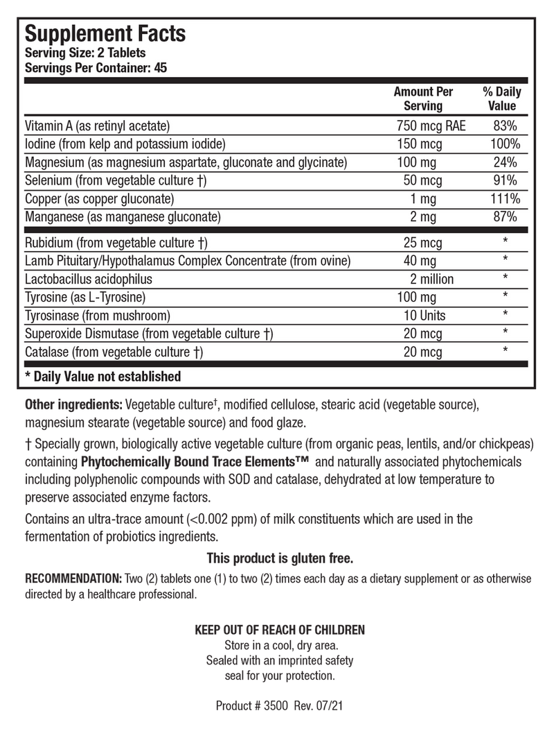 Biotics Research Thyrostim 270 Tablets - VitaHeals.com