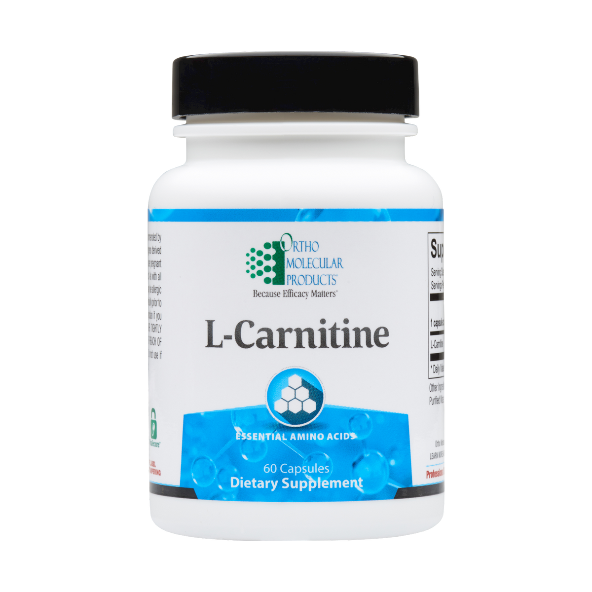 Ortho Molecular L-Carnitine 60 Vegcaps - VitaHeals.com