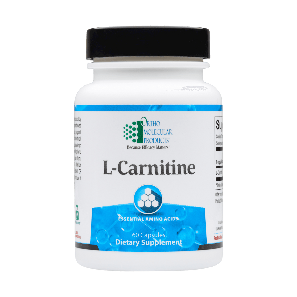 Ortho Molecular L-Carnitine 60 Vegcaps 2 Pack - VitaHeals.com