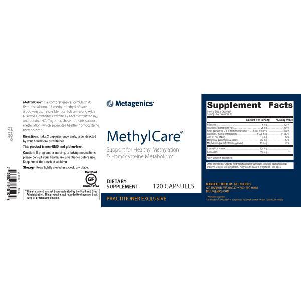 Metagenics MethylCare 120 Capsules - VitaHeals.com