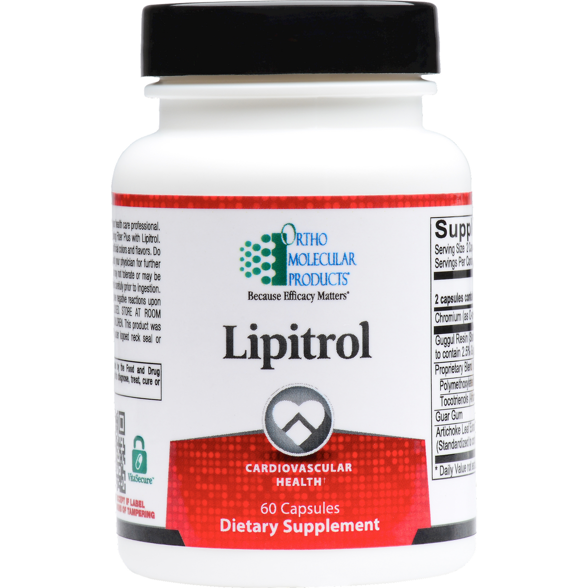 Ortho Molecular Lipitrol 60 Caps - VitaHeals.com