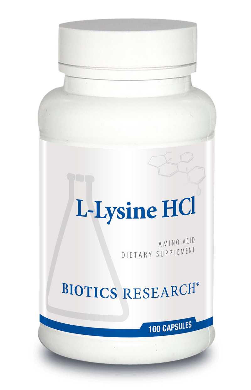Biotics Research L-Lysine-HCL 100 Capsules - VitaHeals.com