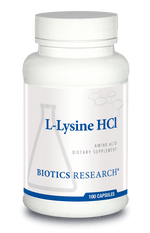Biotics Research L-Lysine-HCL 100 Capsules 2 Pack - VitaHeals.com