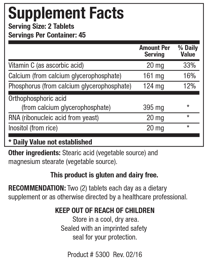 Biotics Research Super Phosphozyme 90 Tablets - VitaHeals.com