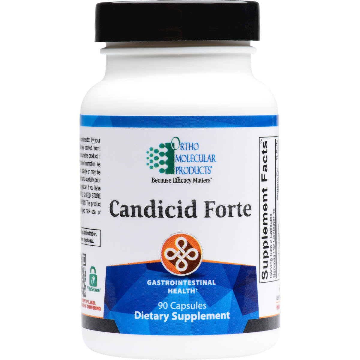 Ortho Molecular Candicid Forte 90 Caps - VitaHeals.com