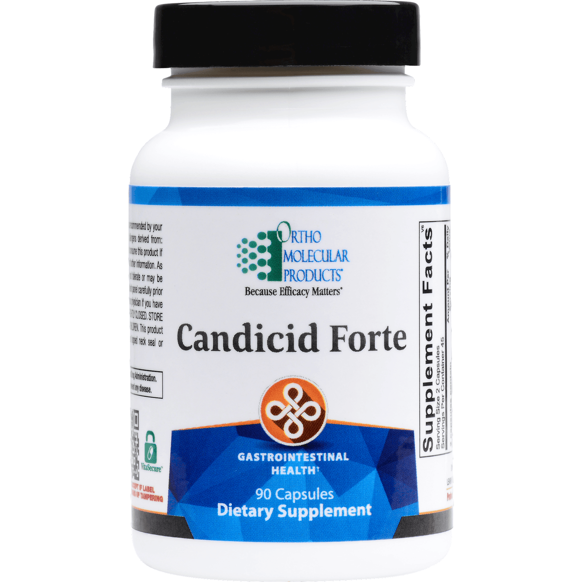 Ortho Molecular Candicid Forte 180 Caps 2 Pack - VitaHeals.com