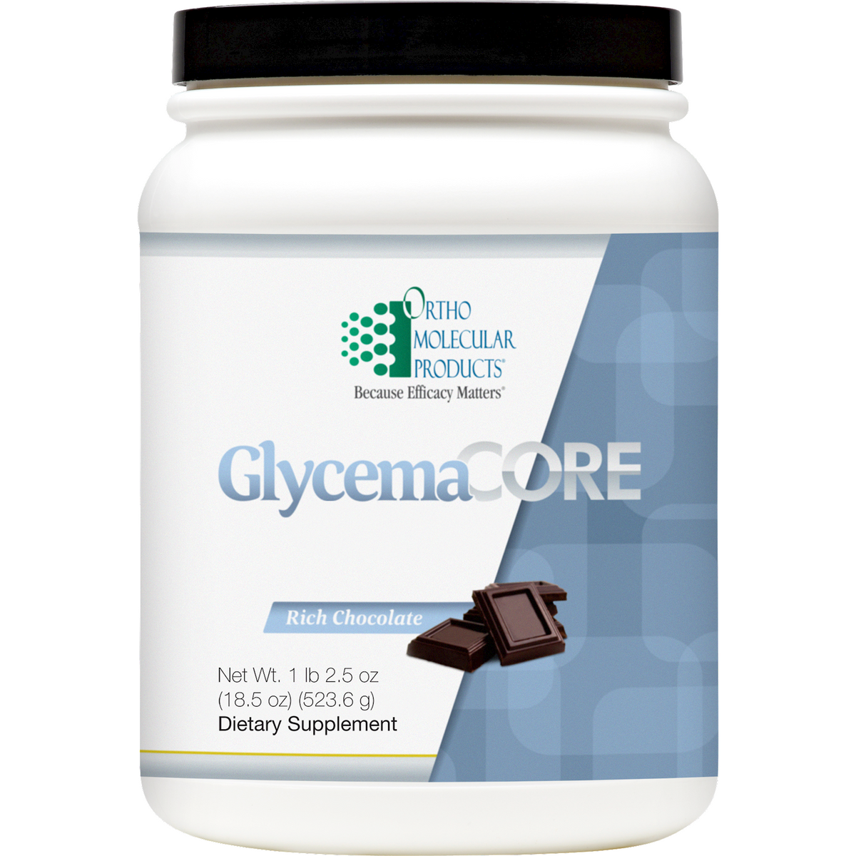 Ortho Molecular Glycemacore Rice Choc 523.6G - VitaHeals.com