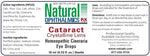 Natural Ophthalmics Cataract Crystalline Lens Eye Drops 10 ml Expire 6.2023 - VitaHeals.com