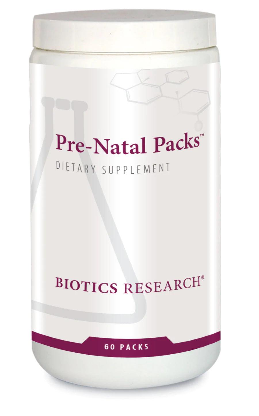 Biotics Research Pre-Natal Packs 60 Packs - VitaHeals.com
